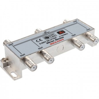 Делитель REXANT ТВ x 6 + 7 шт. F BOX 5-1000МГц Silver Делитель REXANT ТВ x 6 + 7 шт. F BOX 5-1000МГц Silver