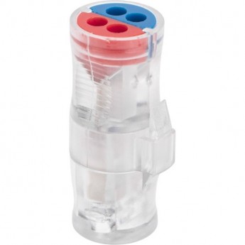 Экспресс-клемма REXANT СМК 2273-2x2R проходная разъемная, 2 полюса, 2х2-проводная, 0,5-2,5мм² (50 шт/уп) Экспресс-клемма REXANT СМК 2273-2x2R проходная разъемная, 2 полюса, 2х2-проводная, 0,5-2,5мм² (50 шт/уп)