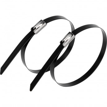 Хомут-стяжка стальная REXANT с полимерным покрытием REXANT 200x4,6 мм, упаковка 50 шт. Хомут-стяжка стальная REXANT с полимерным покрытием REXANT 200x4,6 мм, упаковка 50 шт.