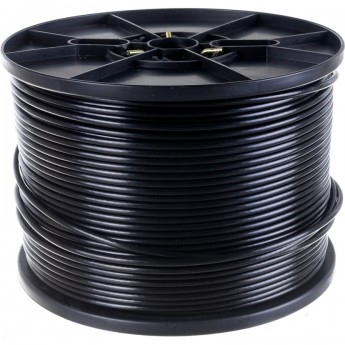 Кабель коаксиальный REXANT RG-6U, 75 Ом, CCS/Al/Al, 64%, 305 м, OUTDOOR, черный Кабель коаксиальный REXANT RG-6U, 75 Ом, CCS/Al/Al, 64%, 305 м, OUTDOOR, черный