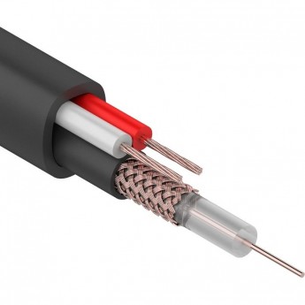 Кабель REXANT КВК-П-1.5+2x0.75 мм² черный 200 м Кабель REXANT КВК-П-1.5+2x0.75 мм² черный 200 м