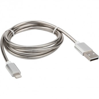 Кабель USB-Lightning REXANT для iPhone 1 м, серебристый Кабель USB-Lightning REXANT для iPhone 1 м, серебристый