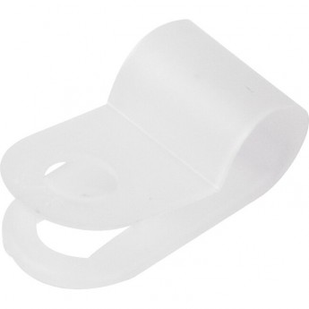 Кабельная скоба под винт REXANT 5 мм, белая, упаковка 50 шт. Кабельная скоба под винт REXANT 5 мм, белая, упаковка 50 шт.