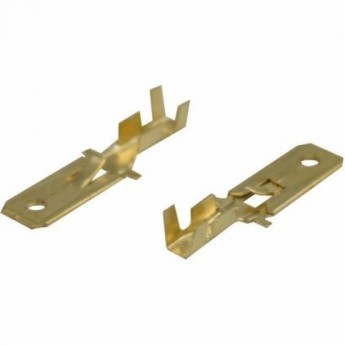 Клемма плоская REXANT штекер 6.3 мм 0.75-1.5 мм² (РП-п 1.5-(6.3) L = 25,5 мм) Клемма плоская REXANT штекер 6.3 мм 0.75-1.5 мм² (РП-п 1.5-(6.3) L = 25,5 мм)