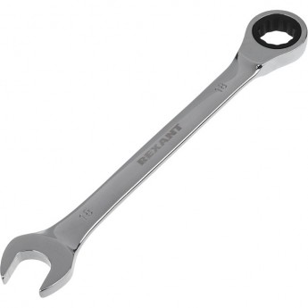 Ключ комбинированный REXANT 18 мм CrV трещоточный Ключ комбинированный REXANT 18 мм CrV трещоточный