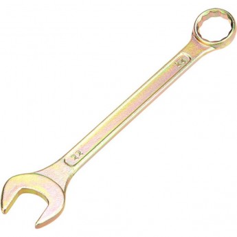 Ключ комбинированный REXANT 22 мм, желтый цинк Ключ комбинированный REXANT 22 мм, желтый цинк