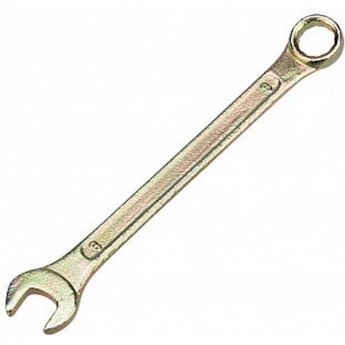 Ключ комбинированный REXANT 8мм, желтый цинк Ключ комбинированный REXANT 8мм, желтый цинк