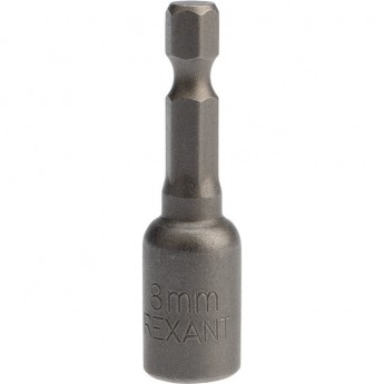 Ключ-насадка REXANT 1/4" магнитный 8х48 мм (упак. 1 шт.) Ключ-насадка REXANT 1/4" магнитный 8х48 мм (упак. 1 шт.)