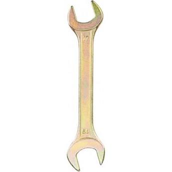 Ключ рожковый REXANT 17х19мм, желтый цинк Ключ рожковый REXANT 17х19мм, желтый цинк