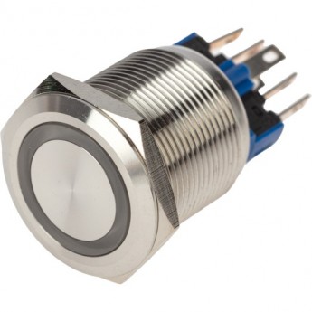 Кнопка антивандальная REXANT Ø22 250В Фикс (6с) ON-OFF/OFF-ON подсв/зеленая Кнопка антивандальная REXANT Ø22 250В Фикс (6с) ON-OFF/OFF-ON подсв/зеленая