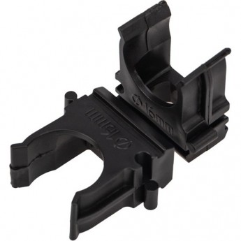 Крепеж-клипса REXANT для трубы ø 16 мм черная (10 шт./уп.) Крепеж-клипса REXANT для трубы ø 16 мм черная (10 шт./уп.)