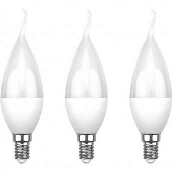 Лампа светодиодная REXANT СВЕЧА НА ВЕТРУ (CW) 7.5 Вт E14 713 Лм 4000 K нейтральный свет (3 шт./уп.) Лампа светодиодная REXANT СВЕЧА НА ВЕТРУ (CW) 7.5 Вт E14 713 Лм 4000 K нейтральный свет (3 шт./уп.)