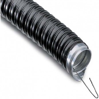 Металлорукав REXANT МРПИнг-38 с зондом черный 20 м Металлорукав REXANT МРПИнг-38 с зондом черный 20 м