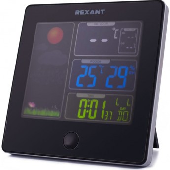 Метеостанция REXANT с наружным датчиком Метеостанция REXANT с наружным датчиком