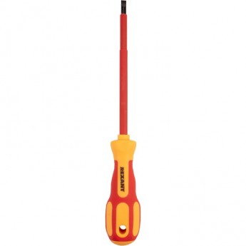 Отвертка REXANT шлицевая диэлектрическая SL6 х 150 мм Отвертка REXANT шлицевая диэлектрическая SL6 х 150 мм