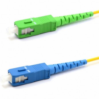 Патч-корд REXANT 9/125 (OS2) SC/APC-SC/UPC LSZH оптический переходной 7м Патч-корд REXANT 9/125 (OS2) SC/APC-SC/UPC LSZH оптический переходной 7м