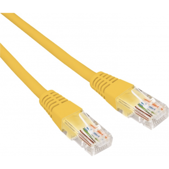 Патч-корд REXANT U/UTP 6, RJ45-RJ45, неэкранированный, 26AWG, LSZH, желтый, 1 м