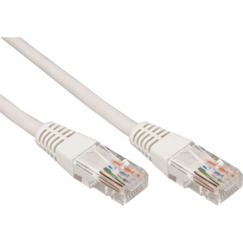 Патч-корд REXANT U/UTP 6A (10G), RJ45-RJ45, неэкранированный, 28AWG, LSZH, серый, 1 м