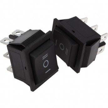 Переключатель клавишный REXANT 250V 15А (6с) (ON)-OFF-(ON) черный с нейтралью Б/Фикс (RWB-508, SC-767) Переключатель клавишный REXANT 250V 15А (6с) (ON)-OFF-(ON) черный с нейтралью Б/Фикс (RWB-508, SC-767)