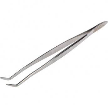 Пинцет изогнутый REXANT, узкий, рифленый 160 мм Пинцет изогнутый REXANT, узкий, рифленый 160 мм