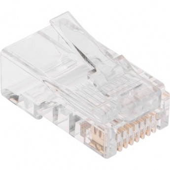 Разъем сквозной REXANT RJ-45(8P8C) под витую пару, UTP, CAT 5e Разъем сквозной REXANT RJ-45(8P8C) под витую пару, UTP, CAT 5e