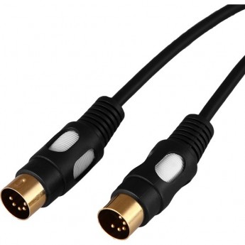 Шнур REXANT DIN 5 Pin - DIN 5 Pin, 1,5м (GOLD) Шнур REXANT DIN 5 Pin - DIN 5 Pin, 1,5м (GOLD)