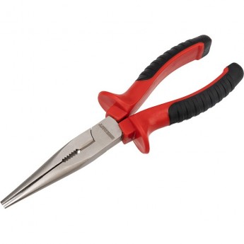 Тонкогубцы REXANT 200 мм никелированные двухкомпонентные рукоятки Тонкогубцы REXANT 200 мм никелированные двухкомпонентные рукоятки