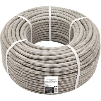 Труба гофрированная REXANT 16 мм с зондом, 50 м Труба гофрированная REXANT 16 мм с зондом, 50 м