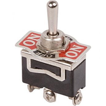 Тумблер REXANT KN-113, 250V 10А (3c) ON-OFF-(ON) однополюсной Тумблер REXANT KN-113, 250V 10А (3c) ON-OFF-(ON) однополюсной