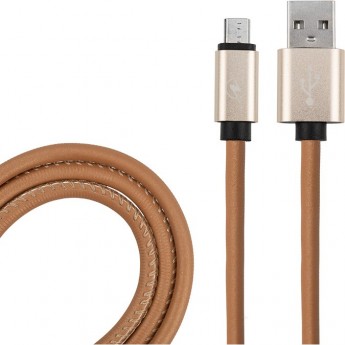 USB кабель REXANT micro USB коричневый эко-кожа 1 метр USB кабель REXANT micro USB коричневый эко-кожа 1 метр